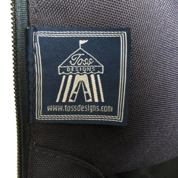 Toss Designs Navy Faux Leather Handbag - Picture 7 of 9